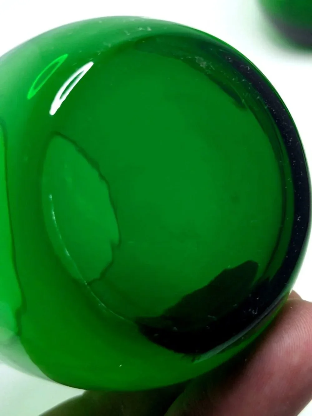 4 Anchor Hocking Forest Green Juice Tumblers 3 3/8